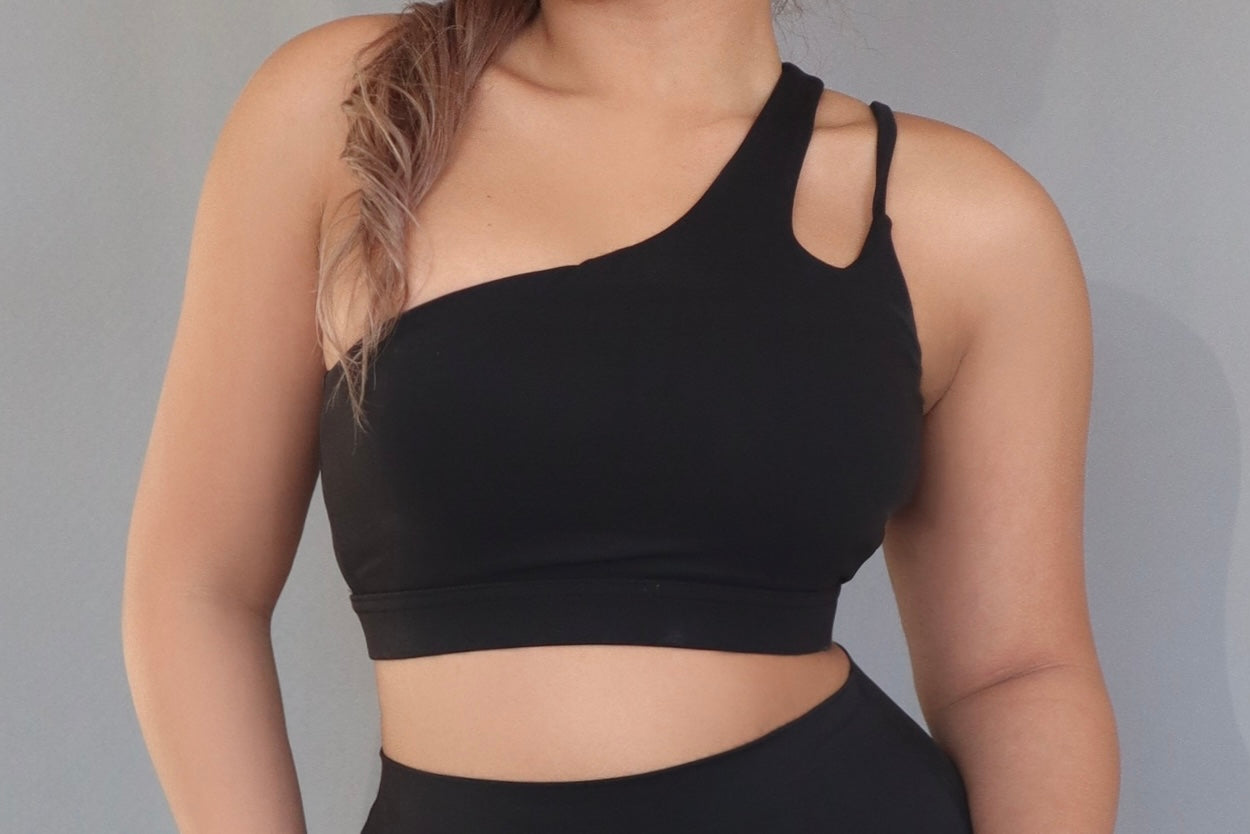 CoreFit™ Multi Strap Top in Black
