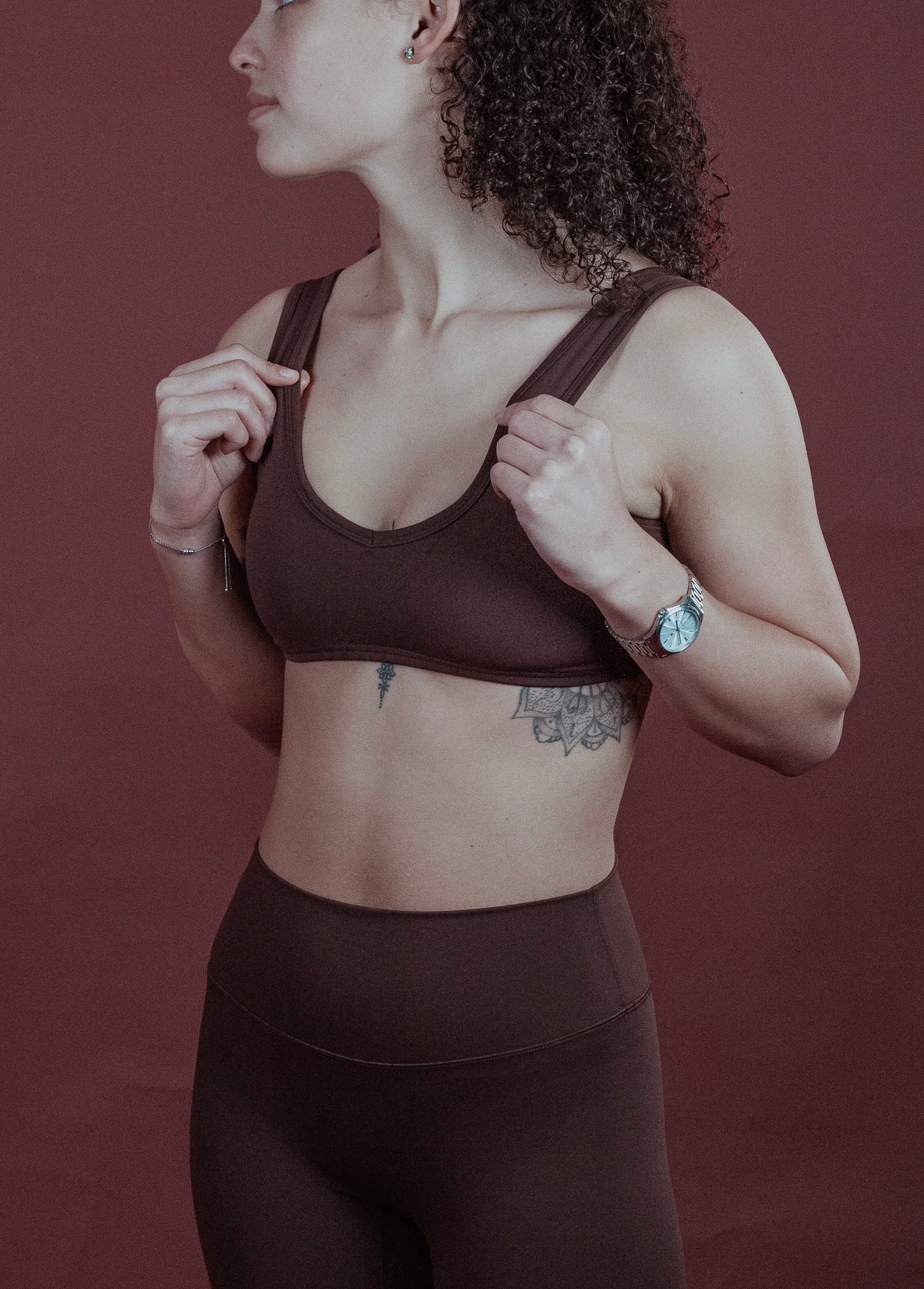 CoreFit™ Contour Top in Brown