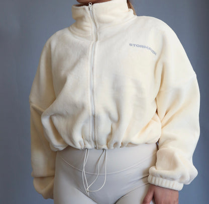 Fleece Sweater in Ivory